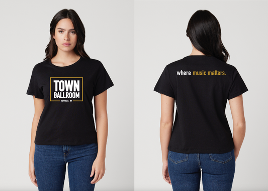 Women's Cropped Town Ballroom T-shirt